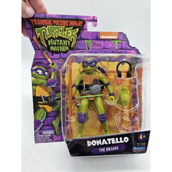 Teenage Mutant Ninja Turtles Donatello Mutant Mayhem Action Figure New - Picture 7 of 7